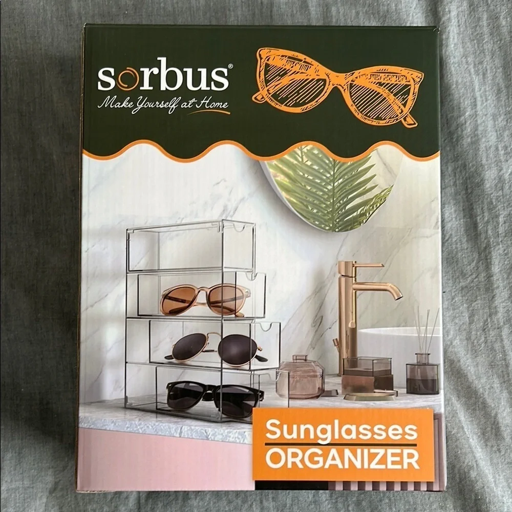 Clear Sunglasses Organizer